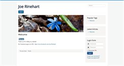 Desktop Screenshot of joerinehart.com